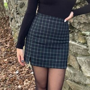 Brandy Melville, small plaid skirt